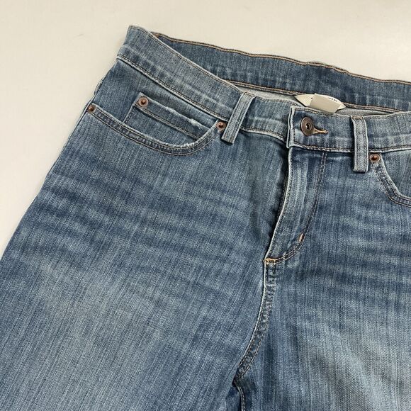 NWT Duluth Trading DuluthFlex Jean Shorts Midrise Bermuda Denim Womens Size 8 - Picture 5 of 8